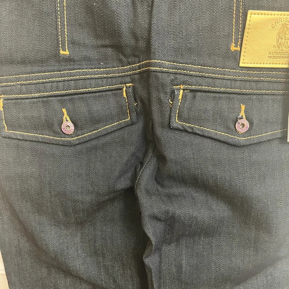 Christian Audigier High-Waisted Five-Button Skinny Stacy Denim Size 28 - Picture 6 of 15